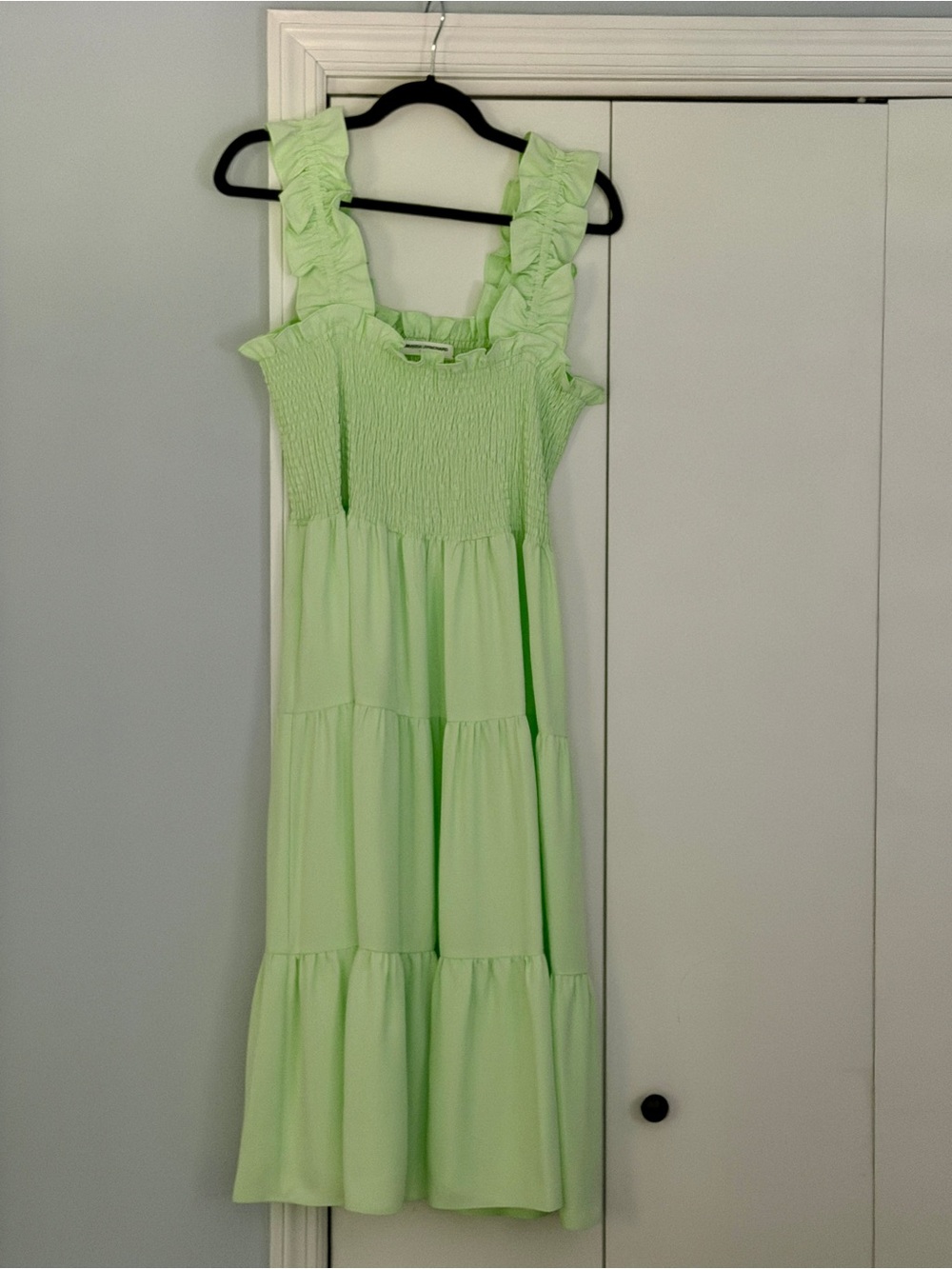 Amanda Uprichard Adelene Midi Dress 
XL / Hypermint Midi Dress